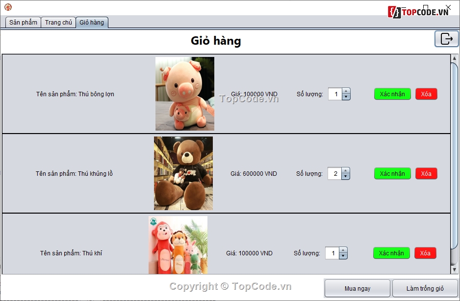 Thú bông,Shoponline,JSP,Giao diện đẹp